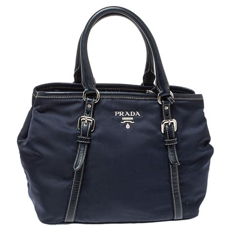 prada nylon handbags blue.